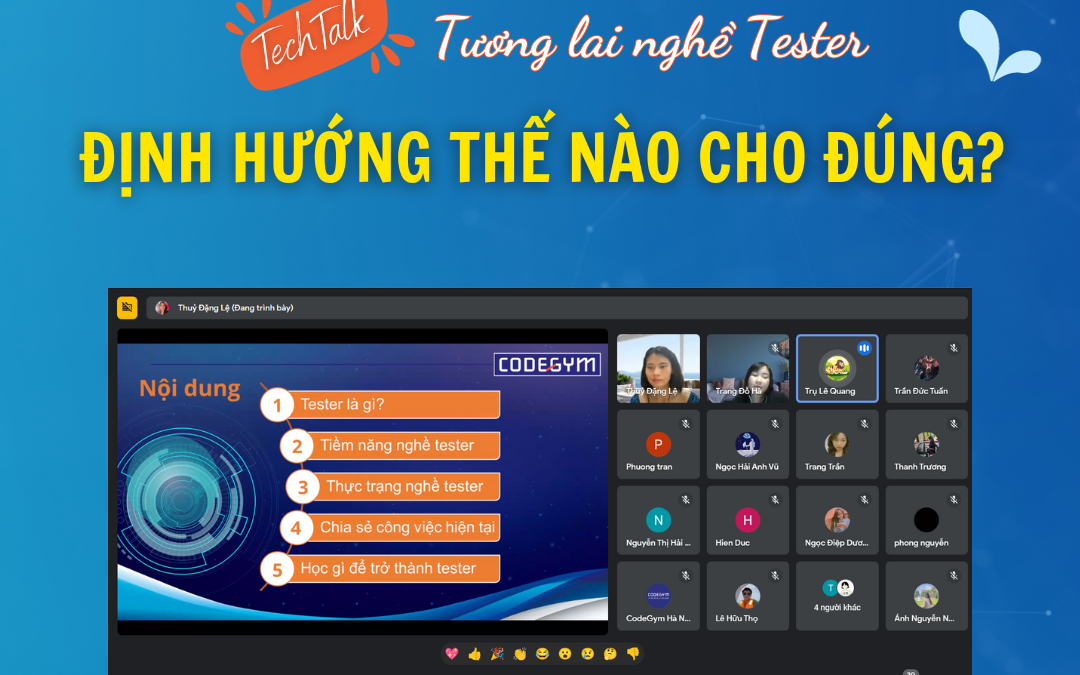 [Recap] Tương Lai Nghề Tester: Định Hướng Thế Nào Cho Đúng?